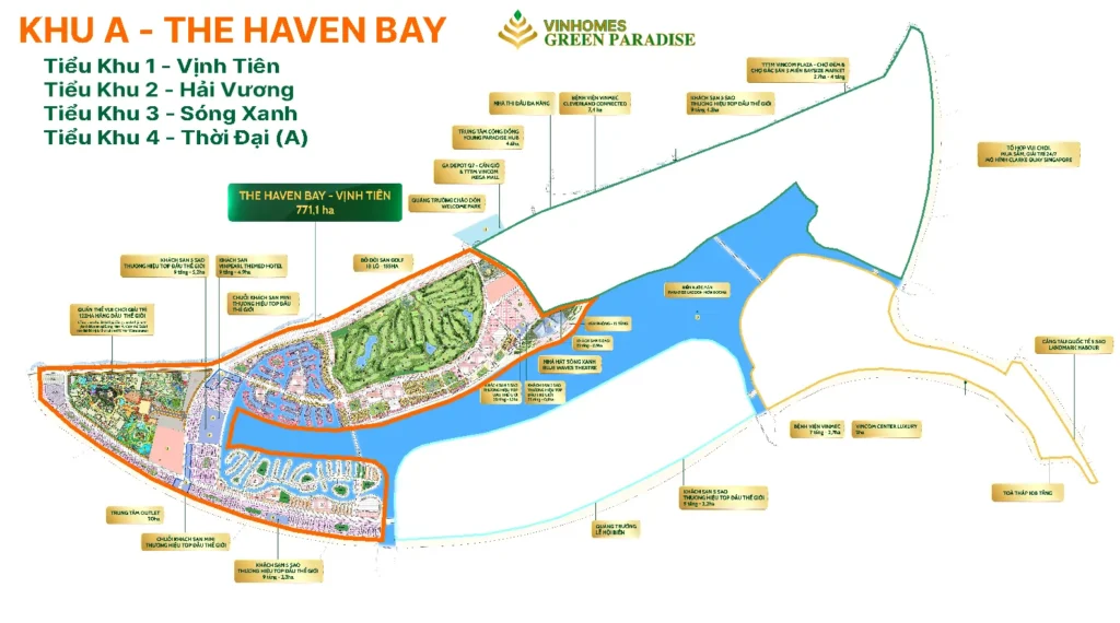 Master Layout Khu A - The Haven Bay