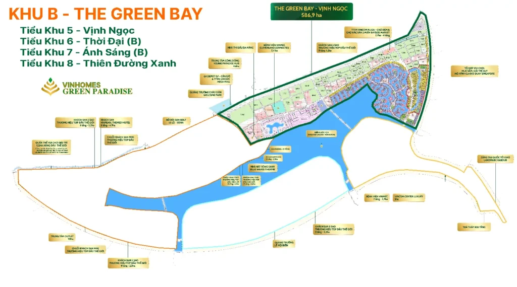 Master Layout Khu B - The Green Bay