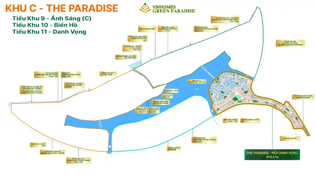Master Layout Khu C - The Paradise